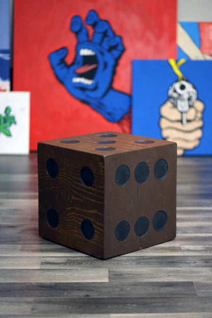 Solid Wood Dice Table, Set of 3