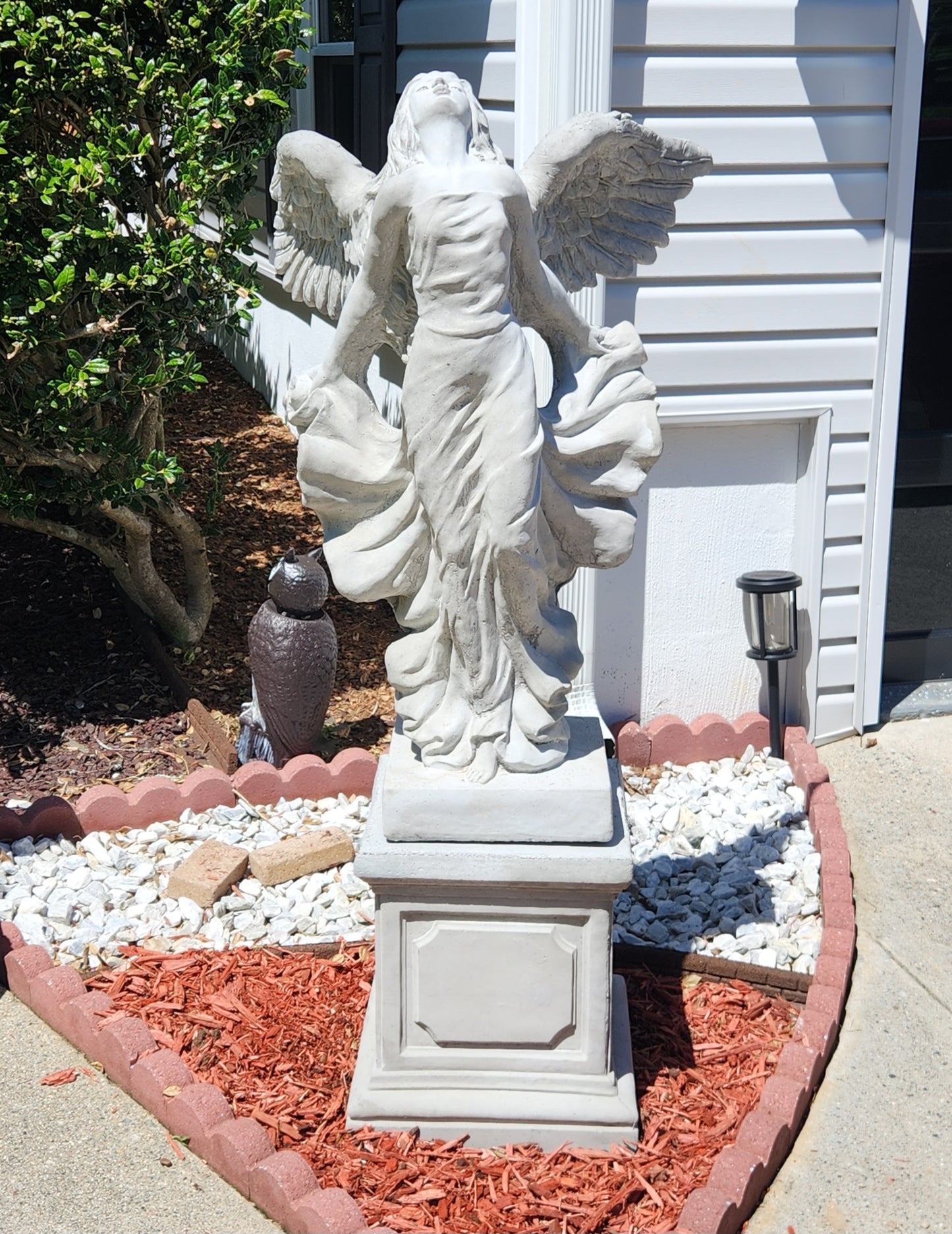 Flying Angel Concrete Statue