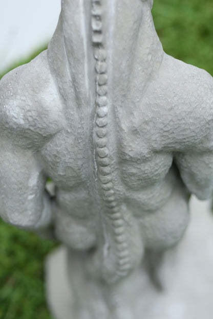 Concrete Lizardman Statue