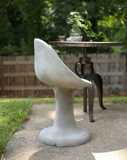 Concrete Willy Guhl Style Tulip Chair