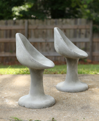 Concrete Willy Guhl Style Tulip Chair