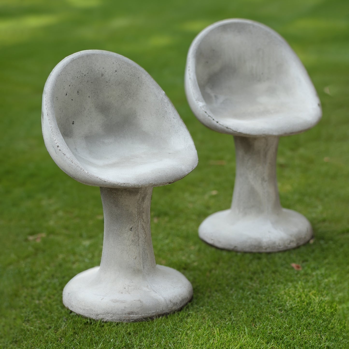 Concrete Willy Guhl Style Tulip Chair