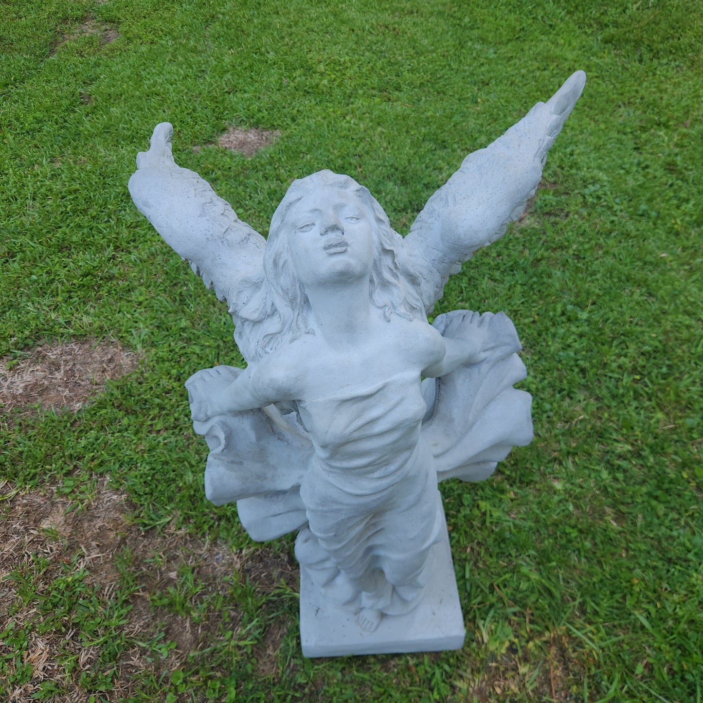 Flying Angel Concrete Statue